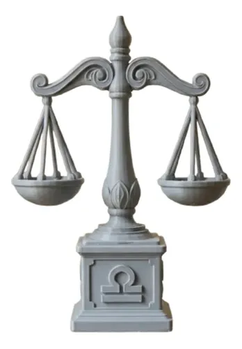 Escultura Decorativa Prints Patro- Busto Del Zodíaco Libra