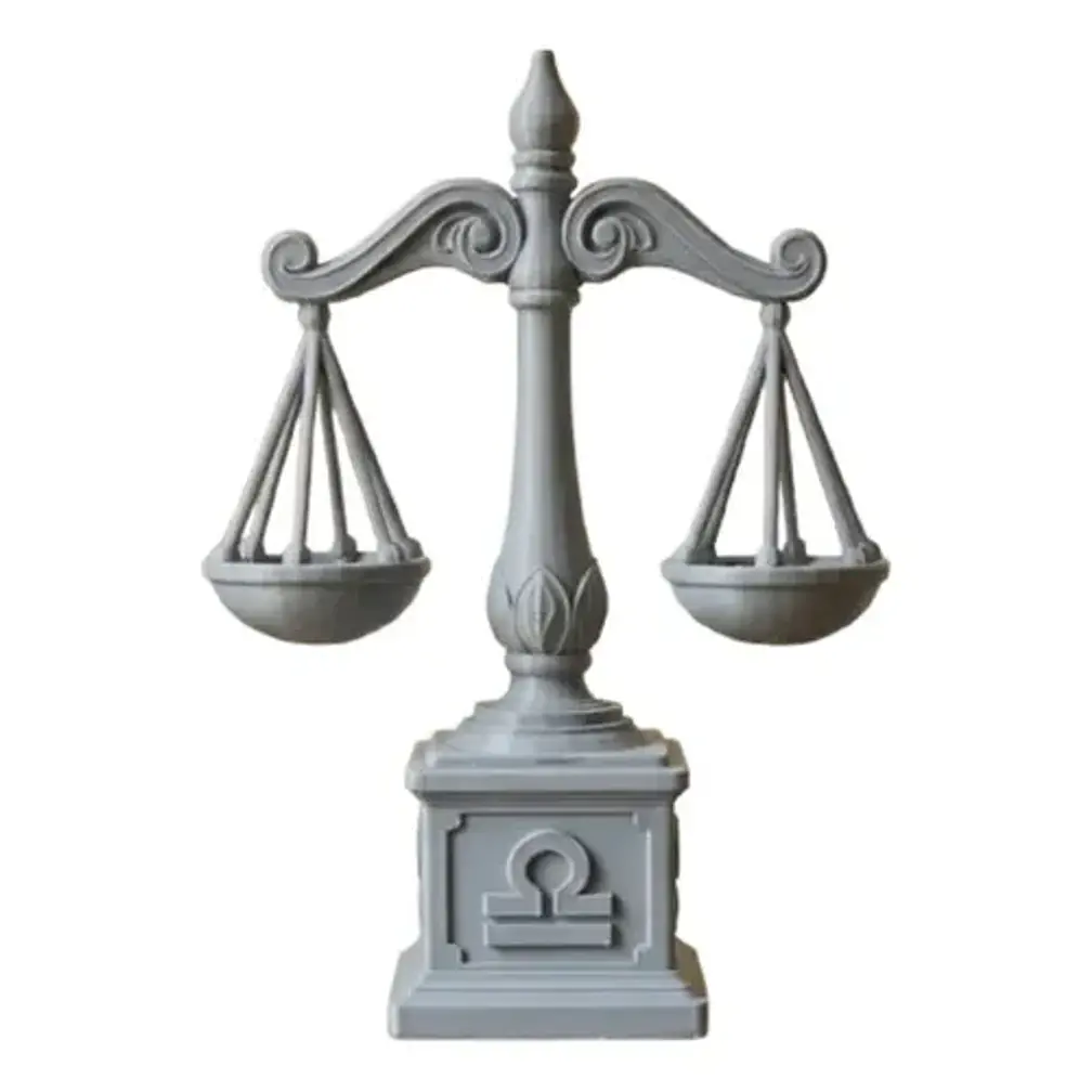 Escultura Decorativa Prints Patro- Busto Del Zodíaco Libra 1