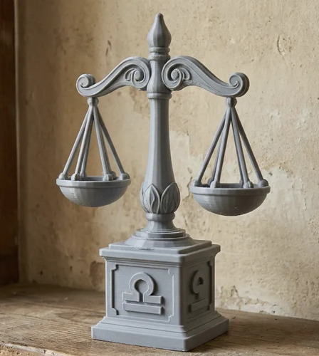 Escultura Decorativa Prints Patro- Busto Del Zodíaco Libra - Foto 2