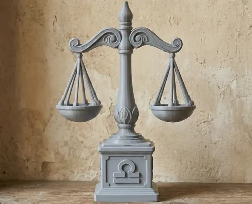 Escultura Decorativa Prints Patro- Busto Del Zodíaco Libra - Foto 3