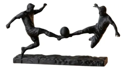Escultura Decorativa- Volea De Futbol