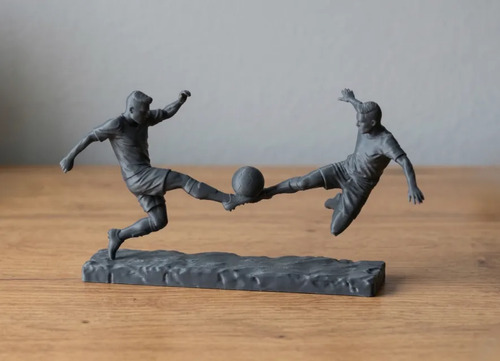 Escultura Decorativa- Volea De Futbol - Foto 3