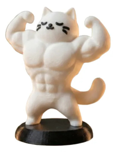 Figura Decorativa- Gato Culturista - Foto 5