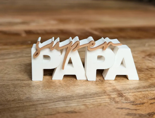 Escultura Decorativa Prints Patro- Super Padre V2 - Foto 3