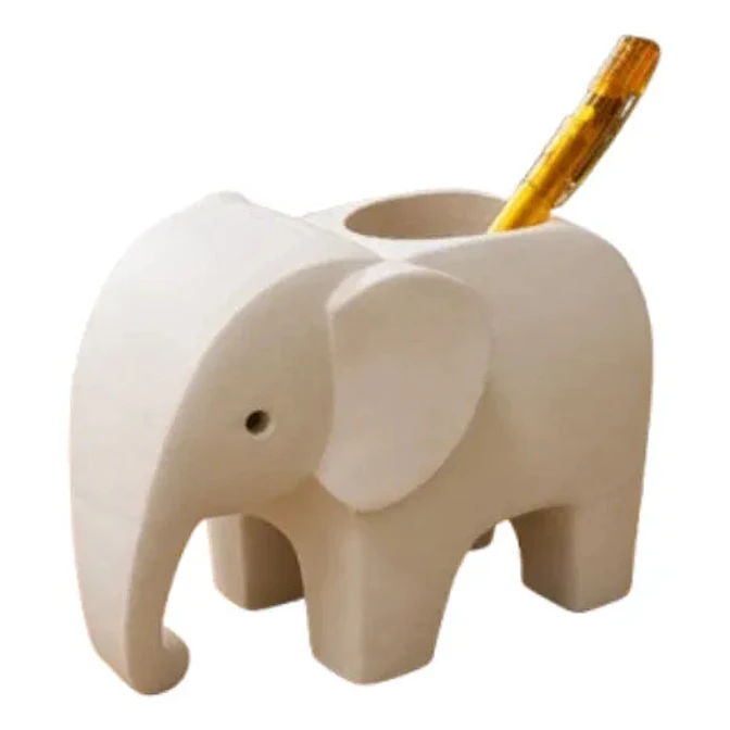 Portalápices Prints Patro De Elefante Moderno 1