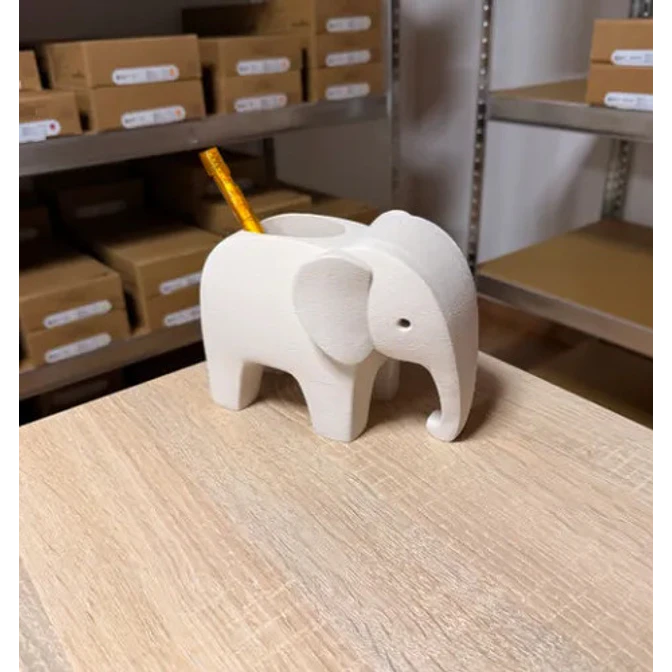 Portalápices Prints Patro De Elefante Moderno 3