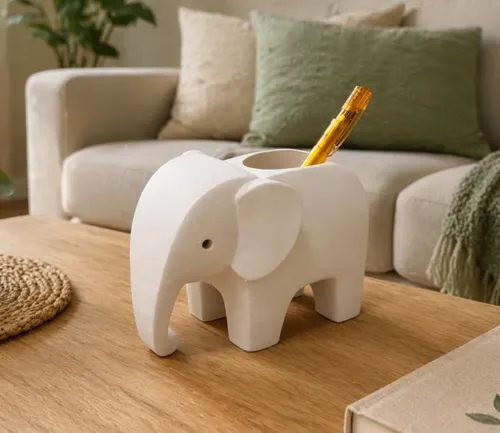 Portalápices Prints Patro De Elefante Moderno - Foto 4