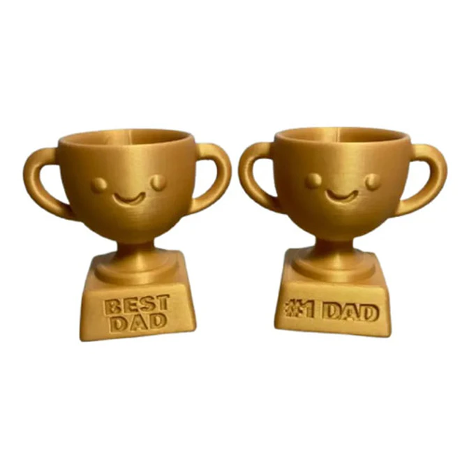 Figura Decorativa Prints Patro- Trofeo Mejor Papá (pack De 2 1