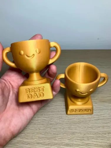 Figura Decorativa Prints Patro- Trofeo Mejor Papá (pack De 2 - Foto 2