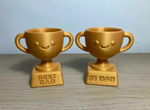 Figura Decorativa Prints Patro- Trofeo Mejor Papá (pack De 2 - Foto 3