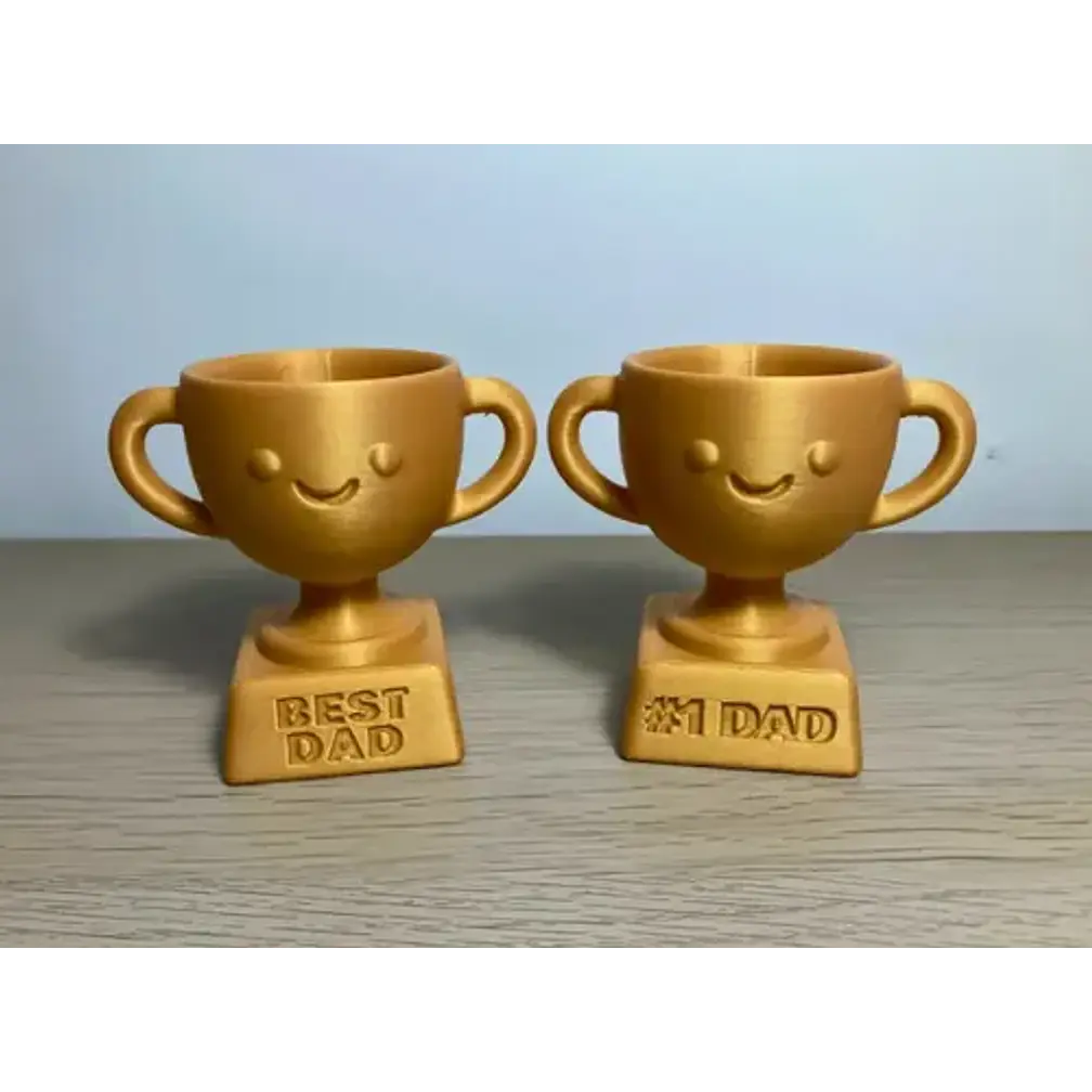 Figura Decorativa Prints Patro- Trofeo Mejor Papá (pack De 2 3