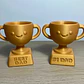 Figura Decorativa Prints Patro- Trofeo Mejor Papá (pack De 2 - Miniatura 3