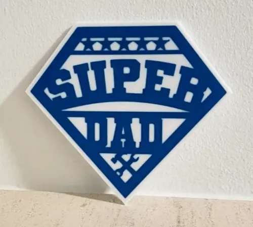 Escultura Decorativa Prints Patro- Super Papá - Foto 2