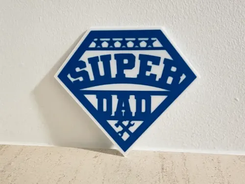 Escultura Decorativa Prints Patro- Super Papá - Foto 3