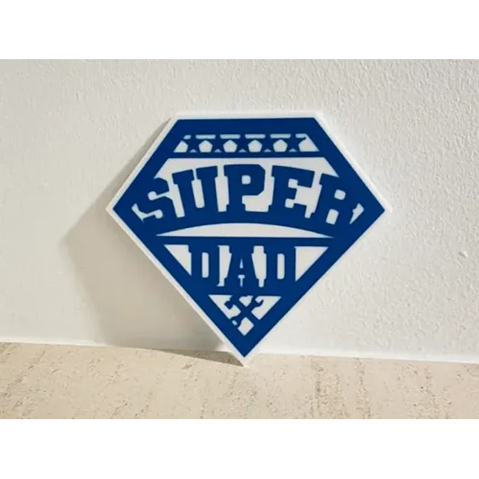 Escultura Decorativa Prints Patro- Super Papá 3