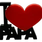 Escultura Decorativa Prints Patro- I Love You Dad - Miniatura 1