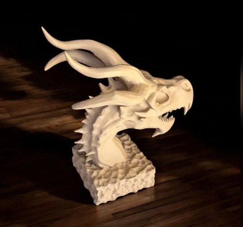 Figura Decorativa- Cabeza De Dragón - Foto 2
