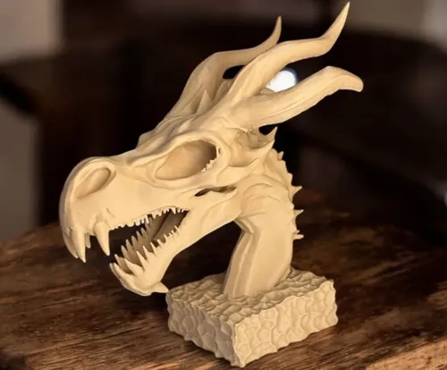 Figura Decorativa- Cabeza De Dragón - Foto 3