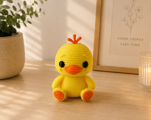 Figura Decorativa Prints Patro- Pollito De Punto - Foto 2