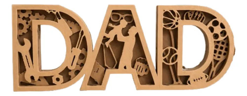 Escultura Decorativa Prints Patro- Día Del Padre