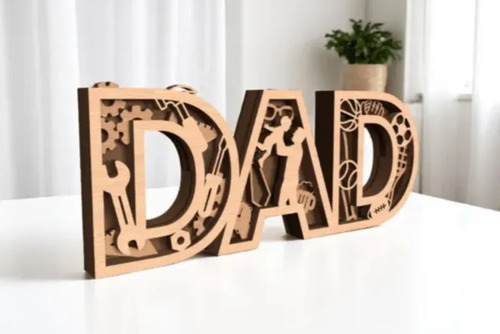 Escultura Decorativa Prints Patro- Día Del Padre - Foto 2