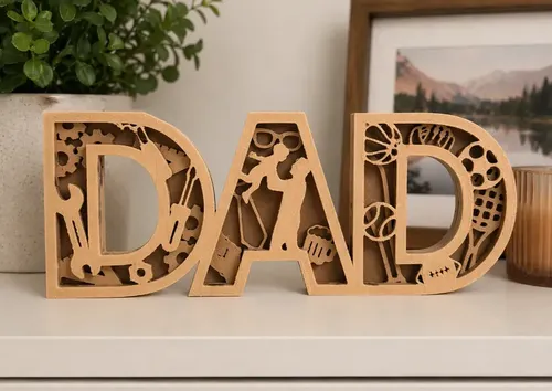 Escultura Decorativa Prints Patro- Día Del Padre - Foto 3