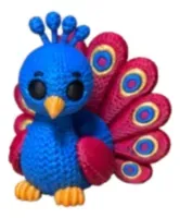 Figura Decorativa Prints Patro- Pavo Real De Punto