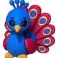 Figura Decorativa Prints Patro- Pavo Real De Punto - Miniatura 1