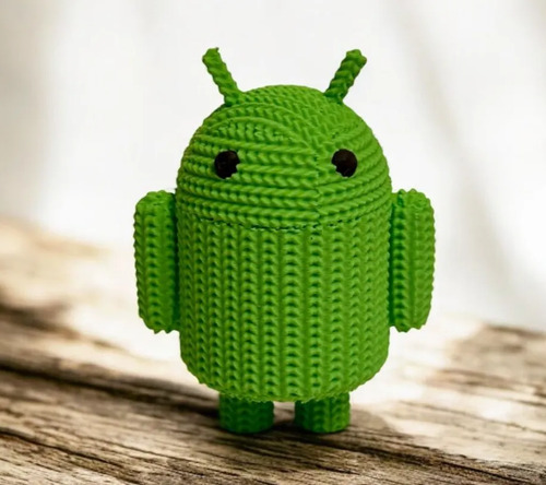 Figura Decorativa- Android Tejido - Foto 2