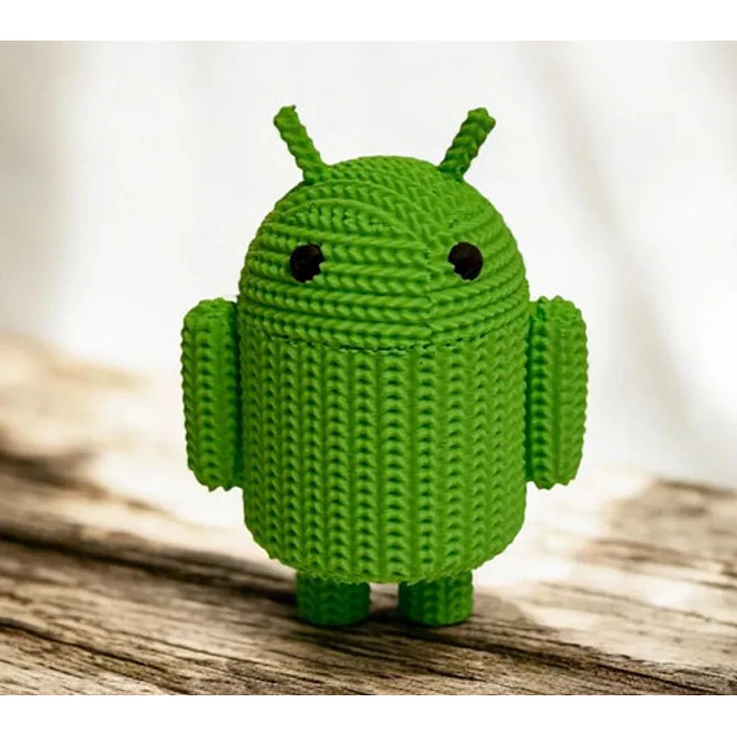 Figura Decorativa- Android Tejido 2