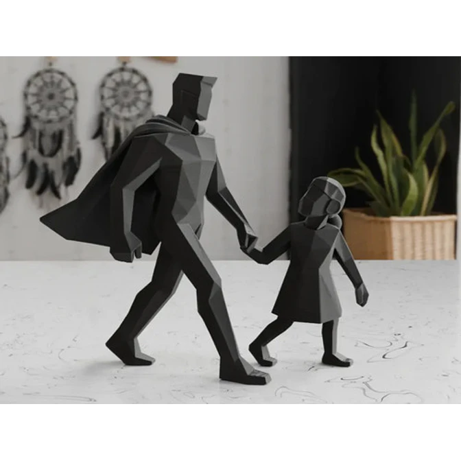 Escultura Decorativa Prints Patro- Papá Superhéroe 3