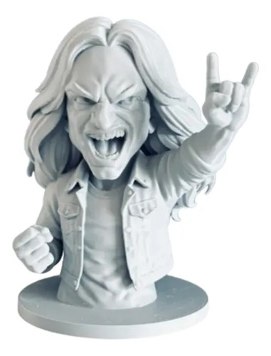 Escultura Decorativa Prints Patro- Busto De Cliff Burton