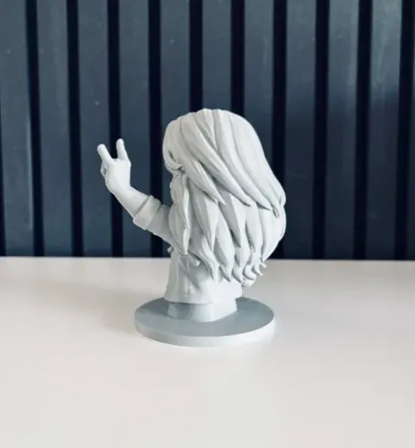 Escultura Decorativa Prints Patro- Busto De Cliff Burton - Foto 3