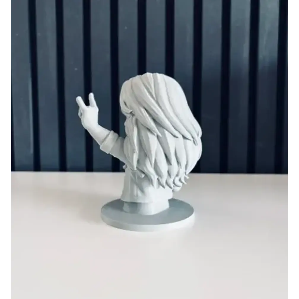 Escultura Decorativa Prints Patro- Busto De Cliff Burton 3
