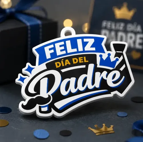 Llavero Prints Patro- Feliz Día Del Padre - Foto 2