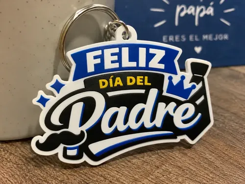 Llavero Prints Patro- Feliz Día Del Padre - Foto 3