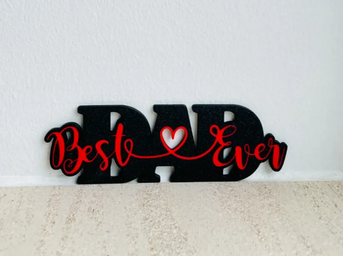 Escultura Decorativa Prints Patro- El Mejor Papá V1 - Foto 3