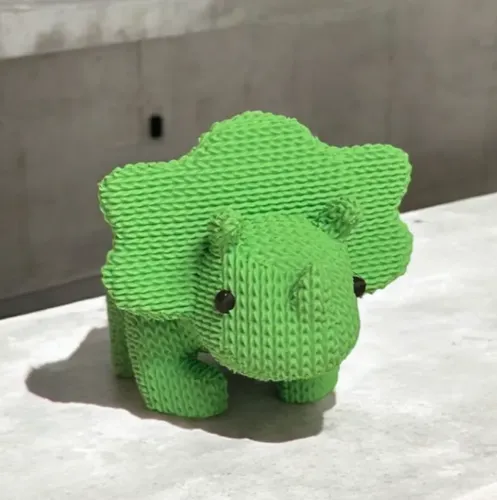 Figura Decorativa- Triceratops Tejido - Foto 2