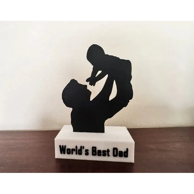 Figura Decorativa Prints Patro- Trofeo Al Mejor Papá 2