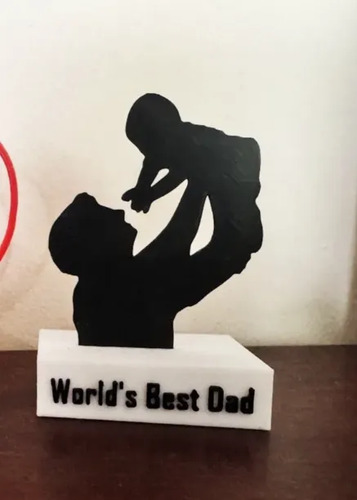 Figura Decorativa Prints Patro- Trofeo Al Mejor Papá - Foto 3