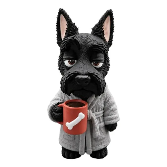 Figura Decorativa Prints Patro- Terrier Madrugador 1