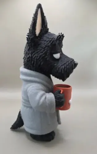 Figura Decorativa Prints Patro- Terrier Madrugador - Foto 4