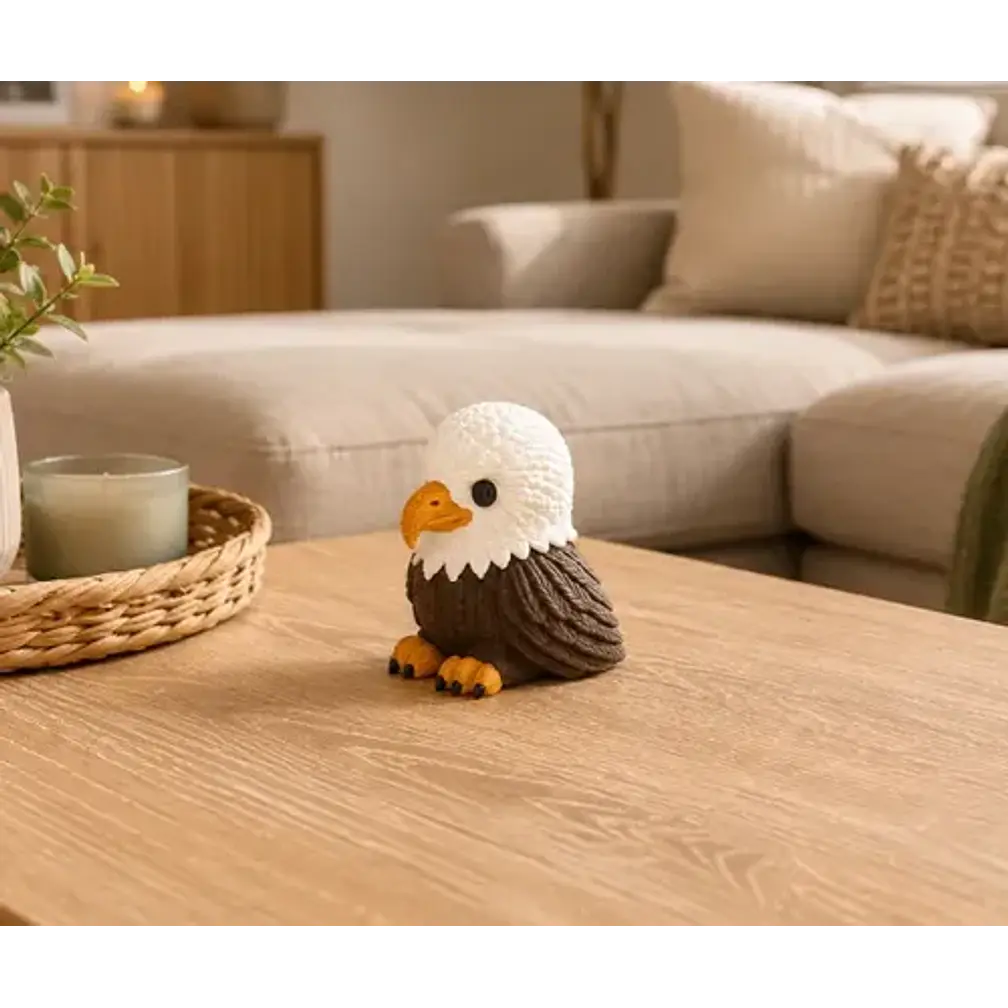 Figura Decorativa Prints Patro- Águila De Punto 3