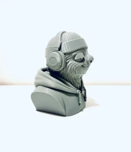 Escultura Decorativa Prints Patro- Busto De Perezoso - Foto 4