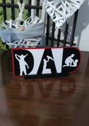 Escultura Decorativa Prints Patro Del Día Del Padre - Foto 3