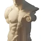 Escultura Decorativa Prints Patro- Busto De Héroe Griego - Miniatura 1