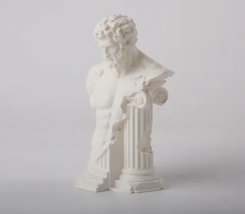 Escultura Decorativa Prints Patro- Busto De Héroe Griego - Foto 3