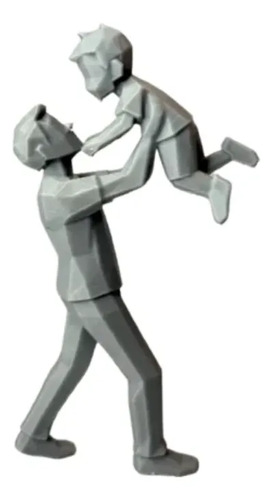Escultura Decorativa Prints Patro- Papá E Hijo