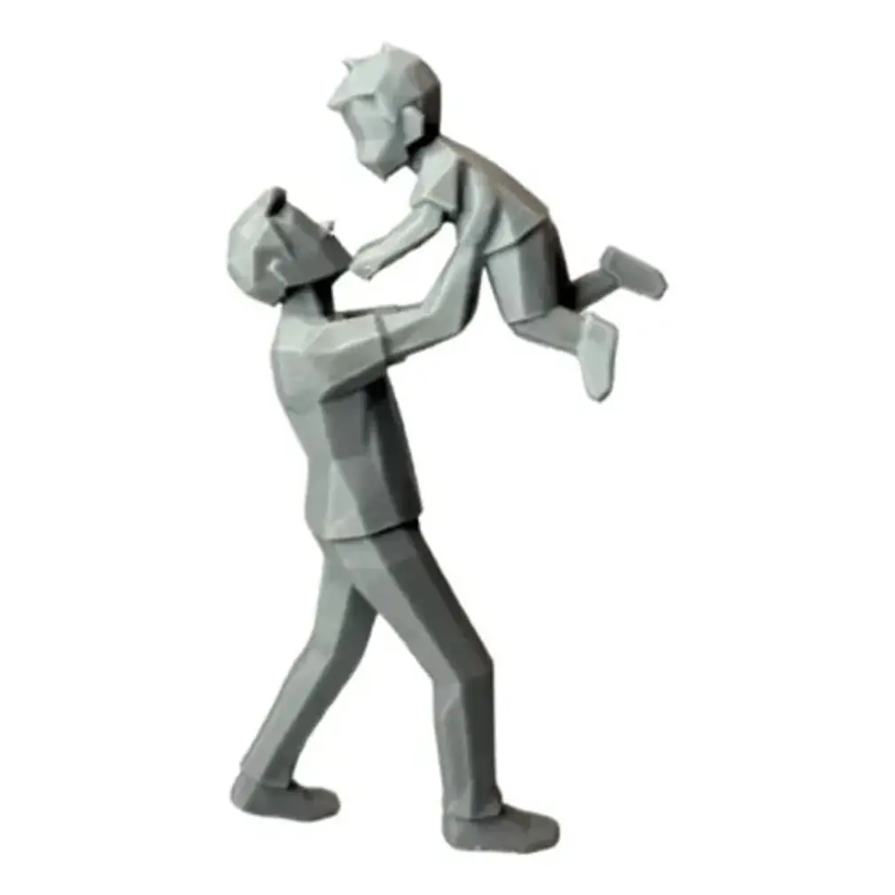 Escultura Decorativa Prints Patro- Papá E Hijo 1