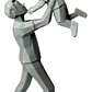 Escultura Decorativa Prints Patro- Papá E Hijo - Miniatura 1